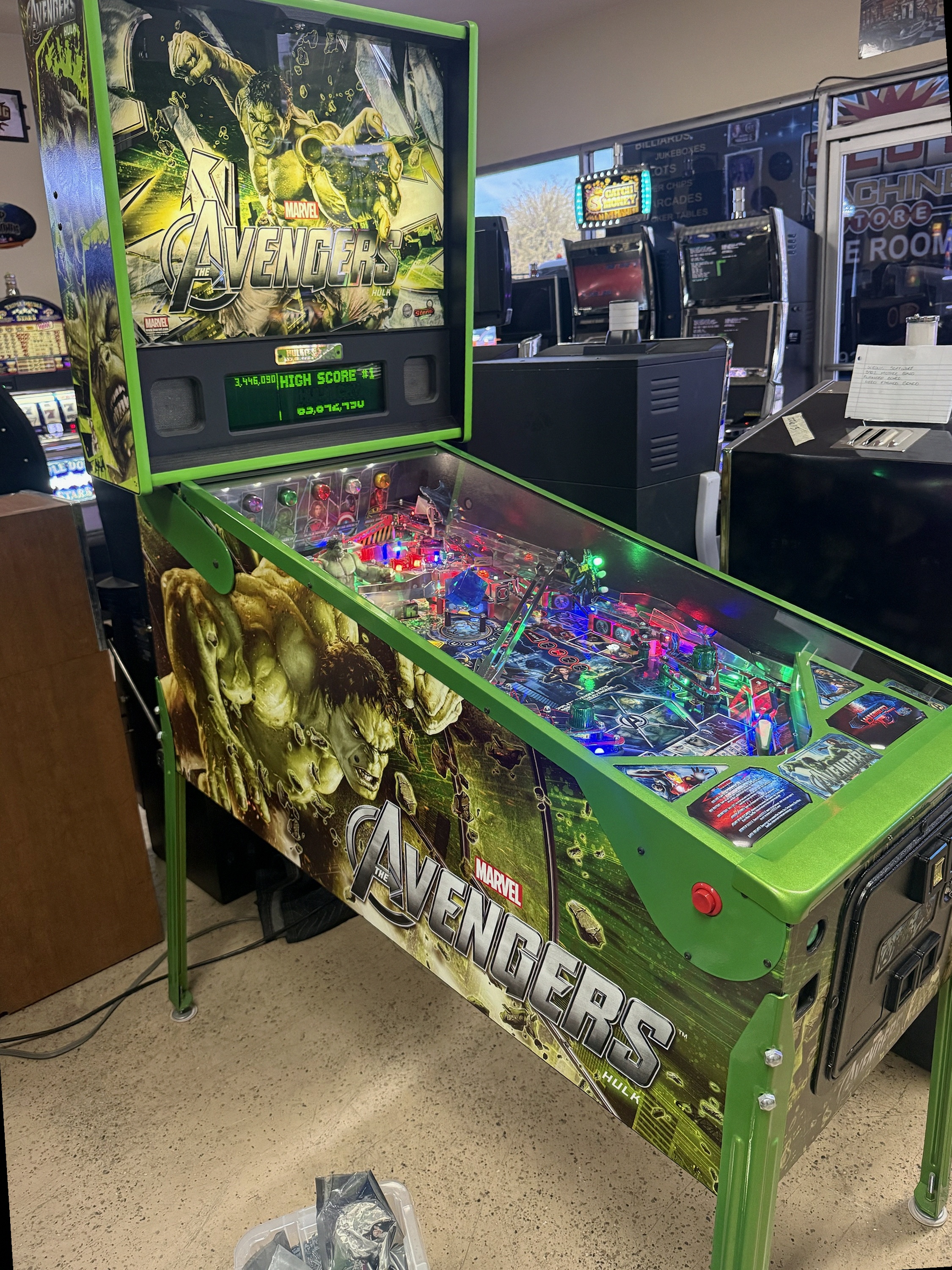 Avengers Hulk Edition Stern Pinball