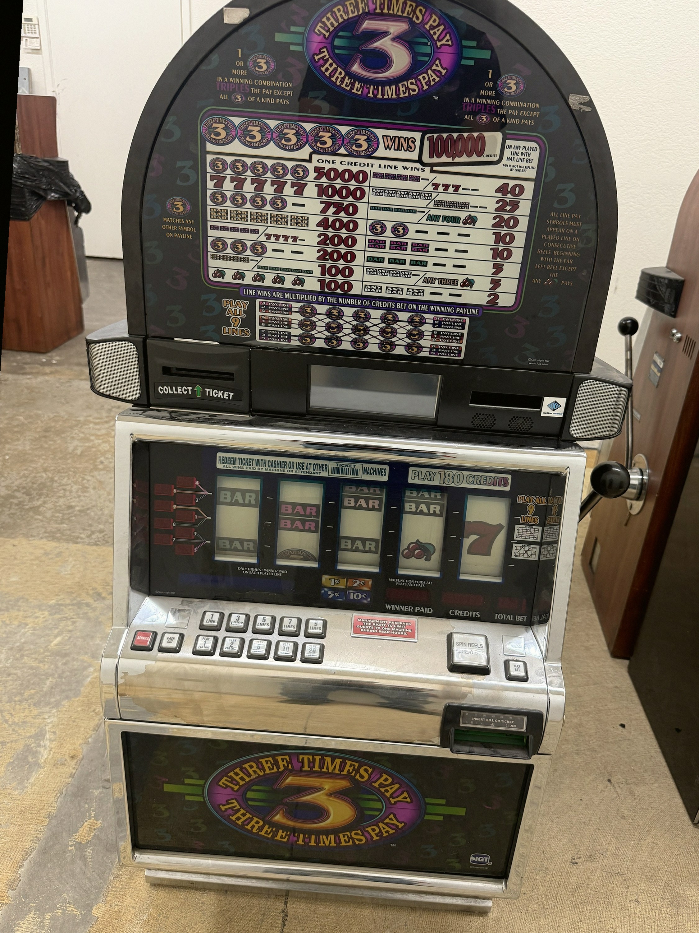 IGT Reel Spinner 3 Times Pay