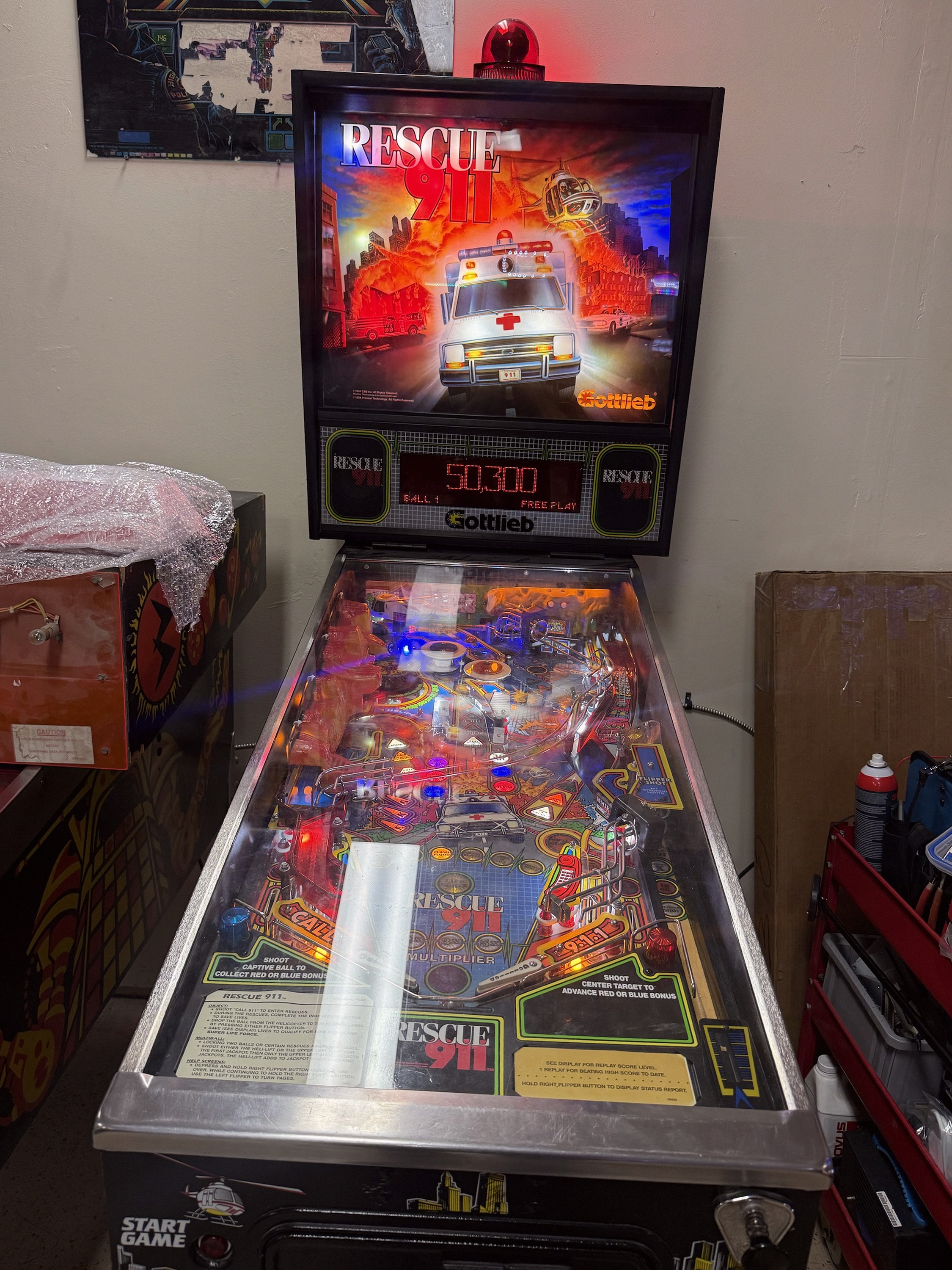 Rescue 911 Pinball